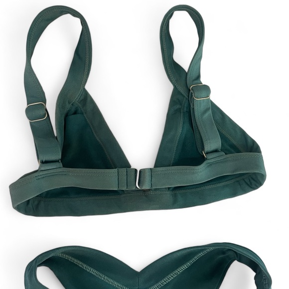 OneOne Swim Dark Green Bikini - Size S - Picture 2 of 6